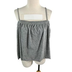 NWOT PROJECT SOCIAL‎ T Grey Terry Cloth Tank Top (L)